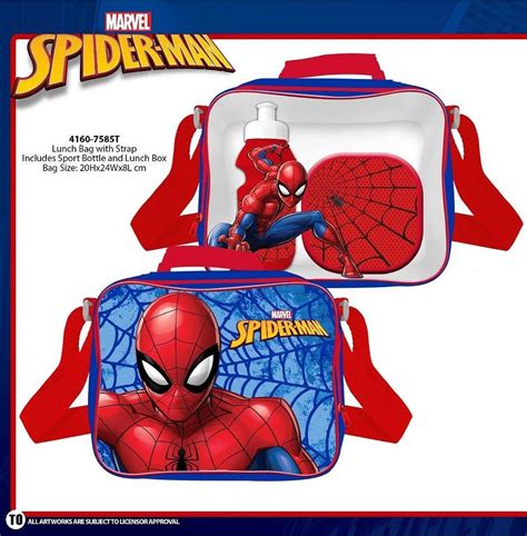 character lunch bags Spider-Man